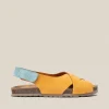Yokono Flat Sandal VILLA-175 Orange Cheap