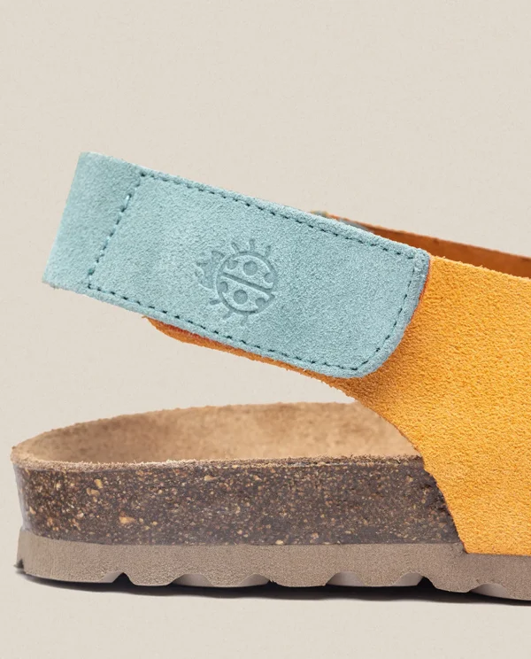 Yokono Flat Sandal VILLA-175 Orange Cheap