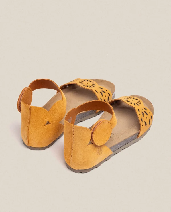 Yokono Flat Sandal VILLA-086 Orange Discount