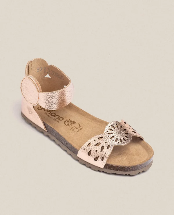 Yokono Flat Sandal VILLA-086 Pink Clearance