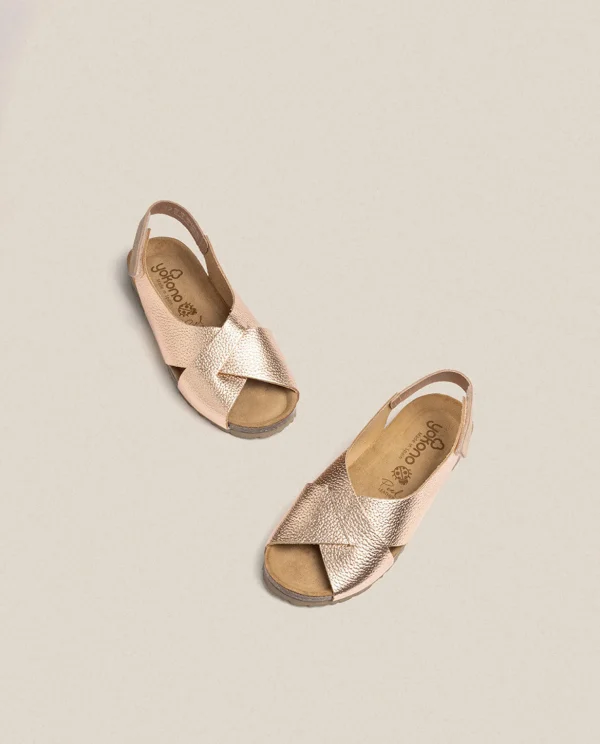 Yokono Flat Sandal VILLA-175 Pink Outlet