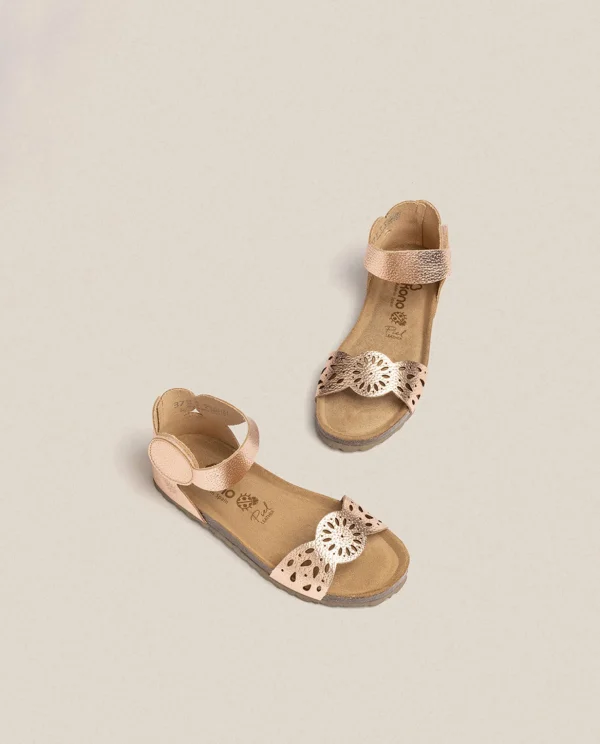 Yokono Flat Sandal VILLA-086 Pink Clearance