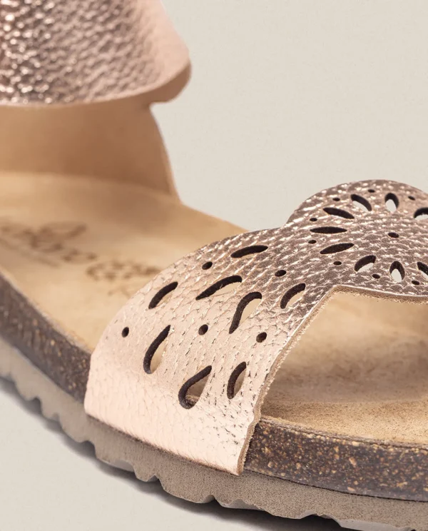 Yokono Flat Sandal VILLA-086 Pink Clearance