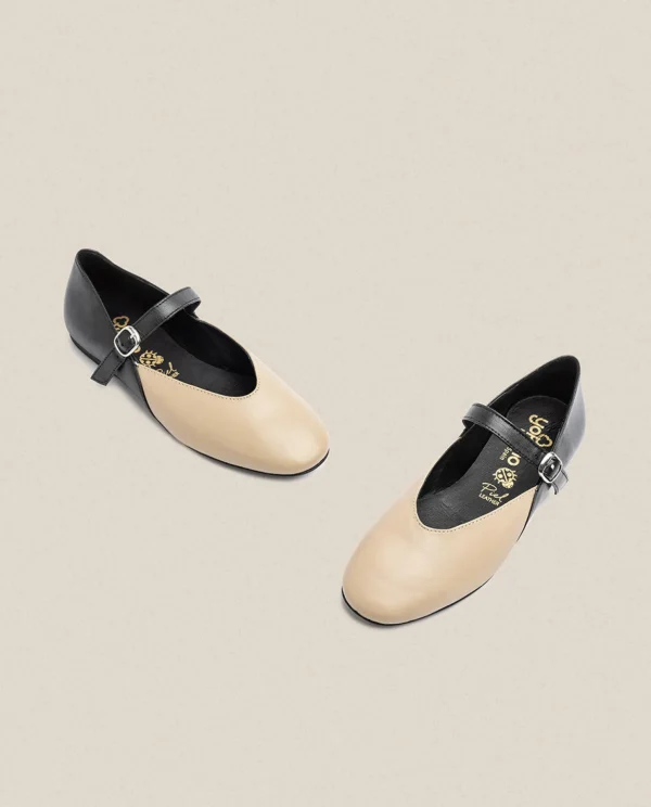 Yokono Flat Shoe ARI-001 Beige Discount