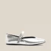 Yokono Flat Shoe ARI-001 Silver Flash Sale