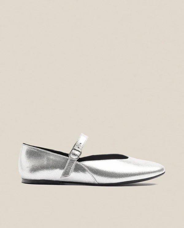 Yokono Flat Shoe ARI-001 Silver Flash Sale