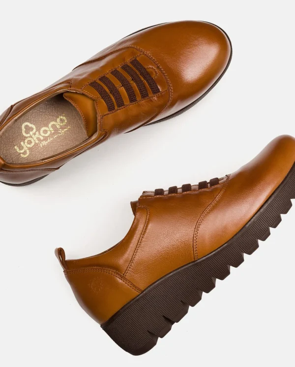 Yokono Flat Shoe ATENAS-035 Brown Hot