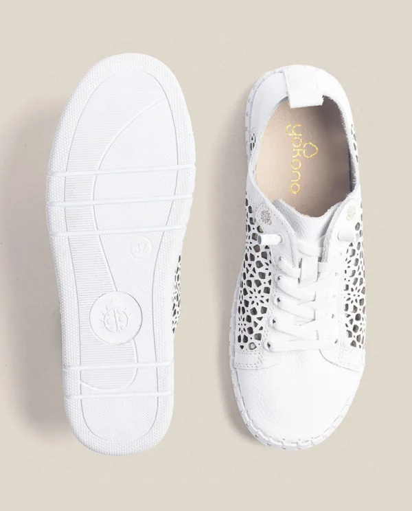 Yokono Flat Shoe FLOW-002 White Online