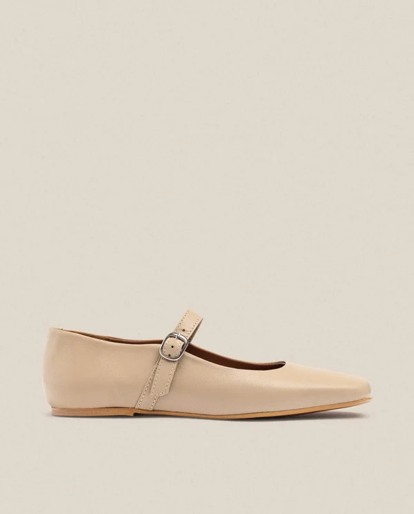 Yokono Flat Shoe LENNA-001 Beige New