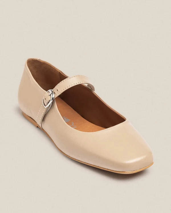 Yokono Flat Shoe LENNA-001 Beige New