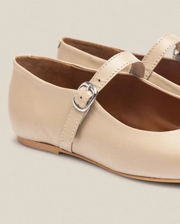 Yokono Flat Shoe LENNA-001 Beige New