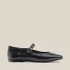 Yokono Flat Shoe LENNA-001 Black Clearance