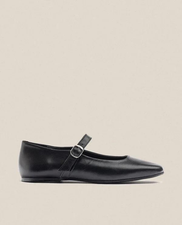 Yokono Flat Shoe LENNA-001 Black Clearance