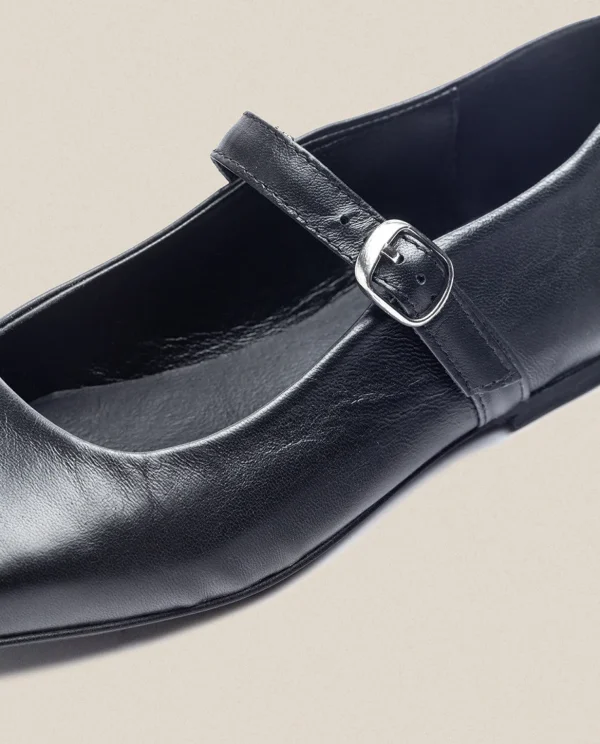 Yokono Flat Shoe LENNA-001 Black Clearance