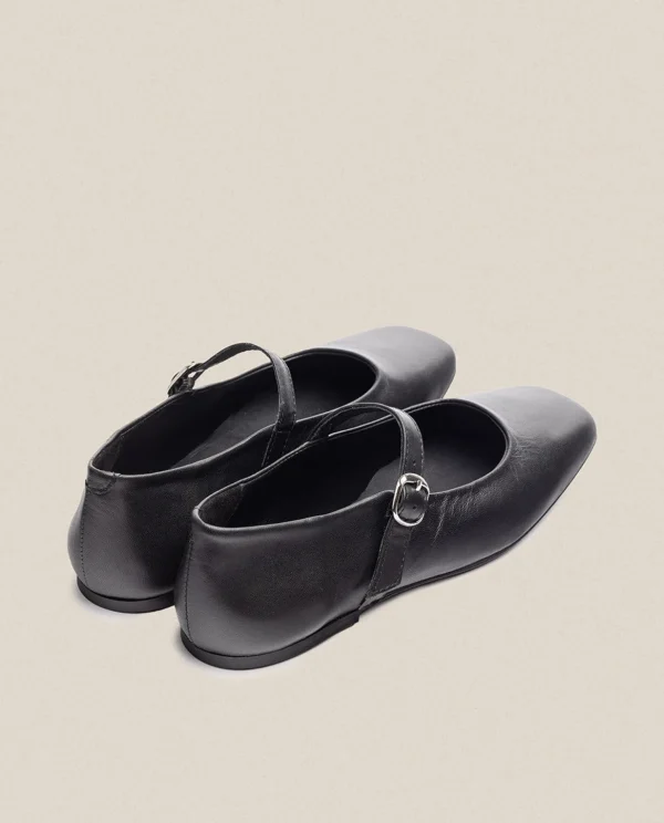 Yokono Flat Shoe LENNA-001 Black Clearance