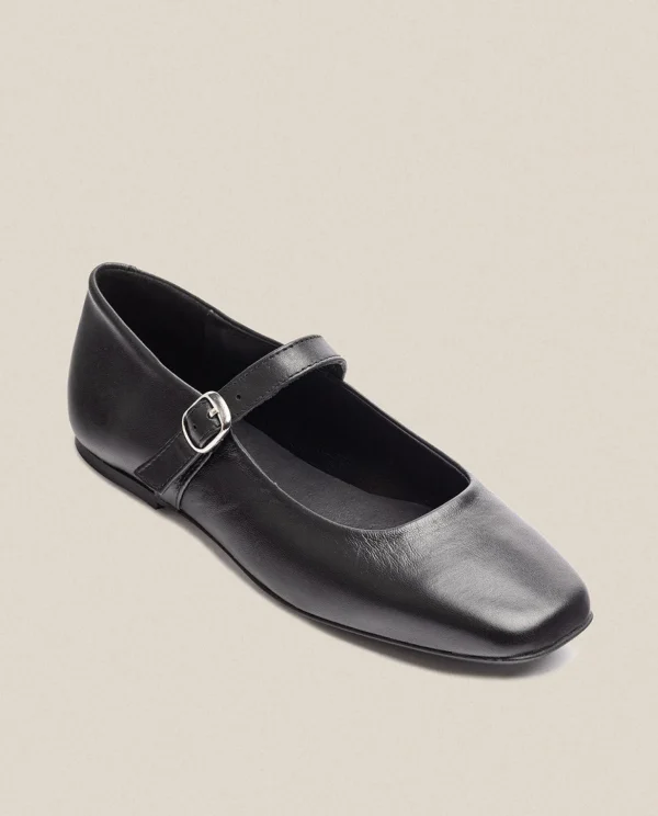 Yokono Flat Shoe LENNA-001 Black Clearance