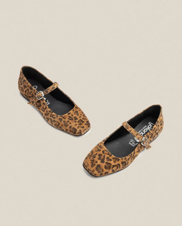 Yokono Flat Shoe LENNA-001 Leopard Store