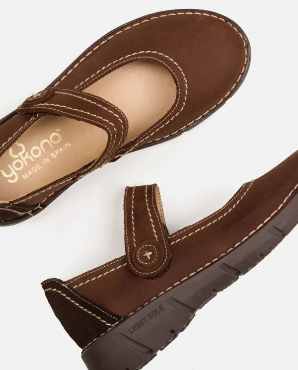 Yokono Flat Shoe OLBA-005 Brown New
