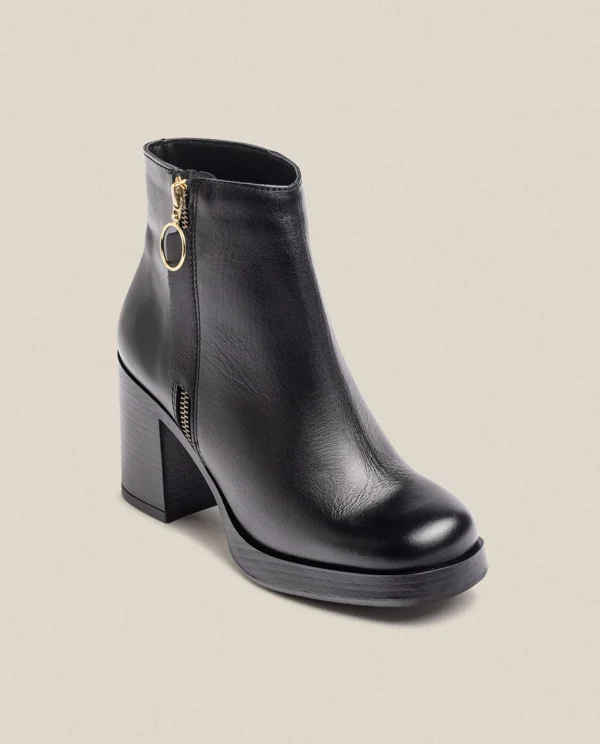 Yokono Heeled Ankle Boot KOLIN-007 Black Online