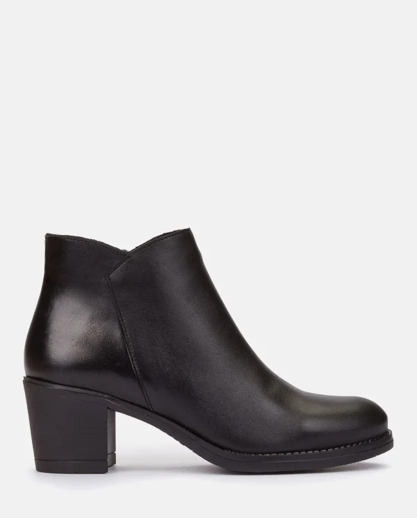 Yokono Heeled Ankle Boot LILLE-006 Black Shop