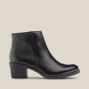 Yokono Heeled Ankle Boot LILLE-016 Black Best