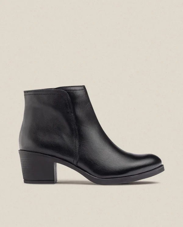 Yokono Heeled Ankle Boot LILLE-016 Black Best
