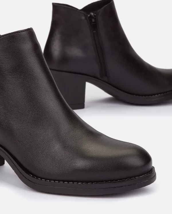 Yokono Heeled Ankle Boot LILLE-006 Black Shop