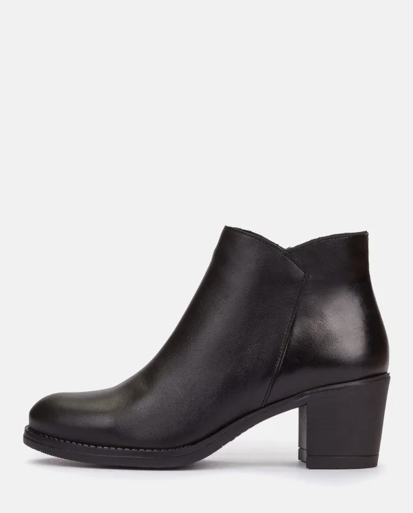 Yokono Heeled Ankle Boot LILLE-006 Black Shop