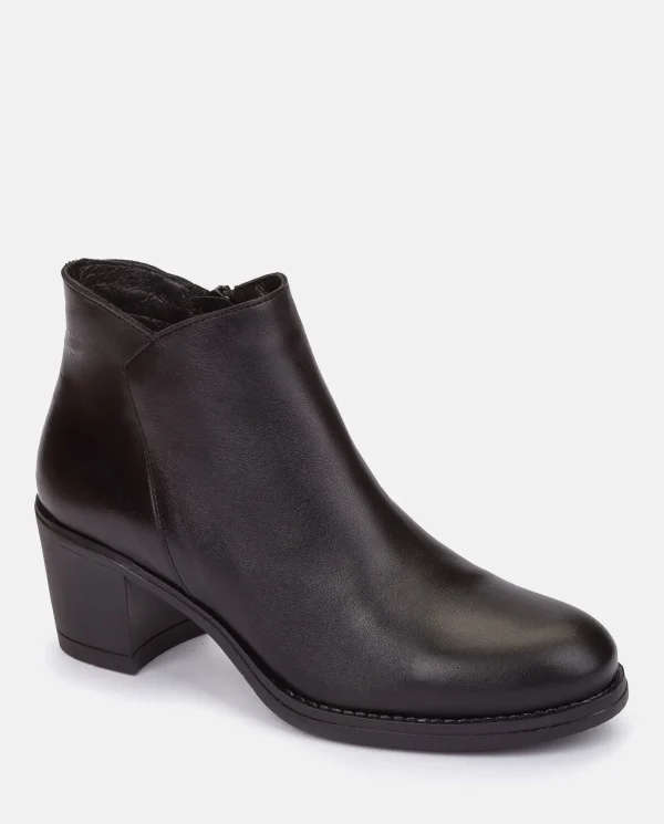 Yokono Heeled Ankle Boot LILLE-006 Black Shop