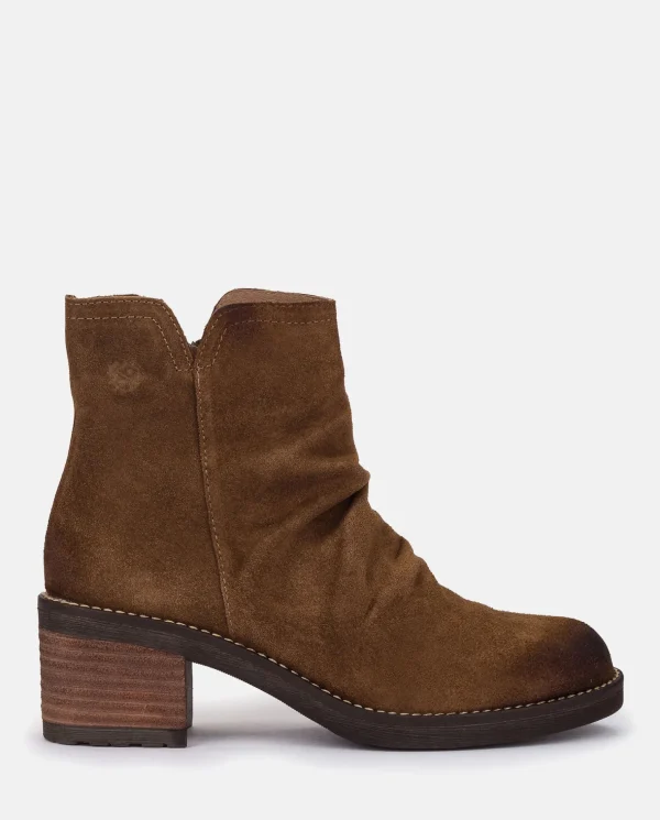 Yokono Heeled Ankle Boot MESINA-003 Brown Hot