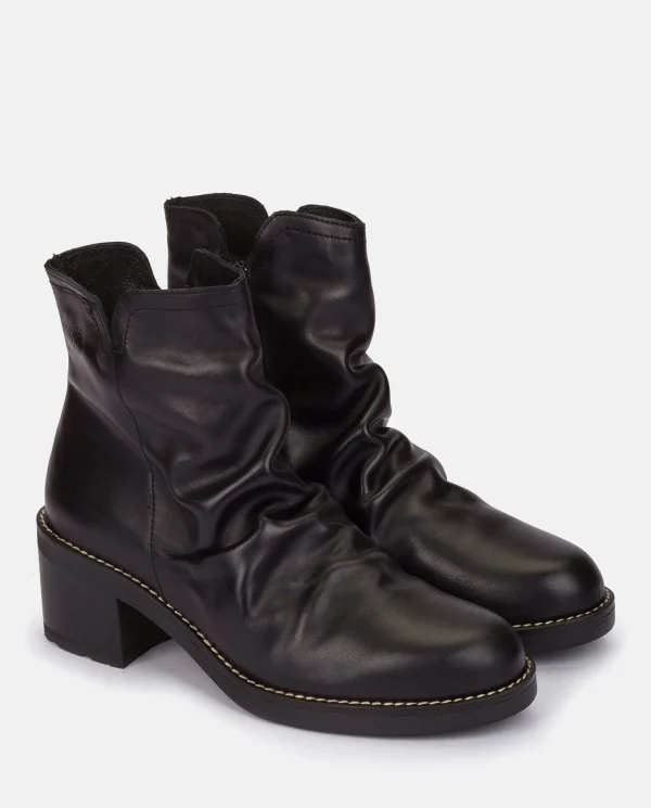 Yokono Heeled Ankle Boot MESINA-003 Black Sale