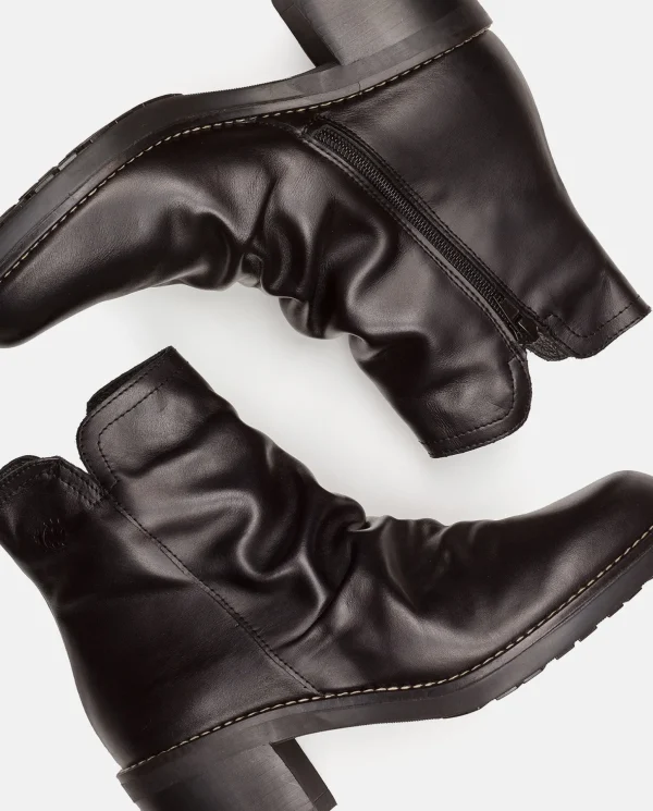 Yokono Heeled Ankle Boot MESINA-003 Black Sale