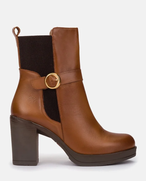 Yokono Heeled Ankle Boot PILSEN-003 Leather Fashion