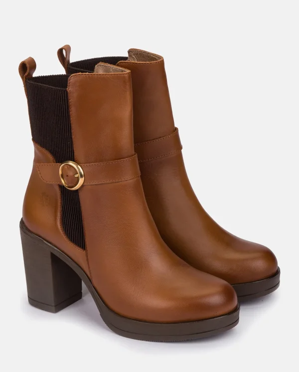 Yokono Heeled Ankle Boot PILSEN-003 Leather Fashion