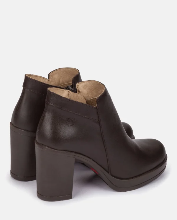 Yokono Heeled Ankle Boot PILSEN-004 Brown Hot
