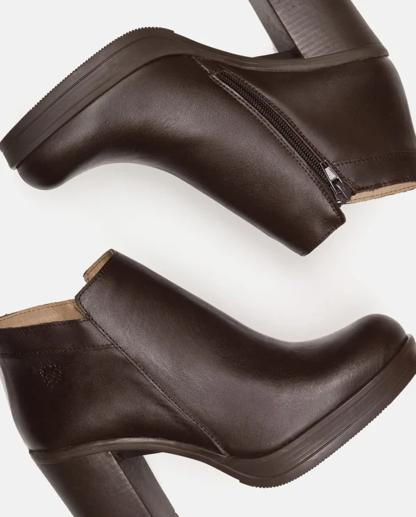 Yokono Heeled Ankle Boot PILSEN-004 Brown Hot