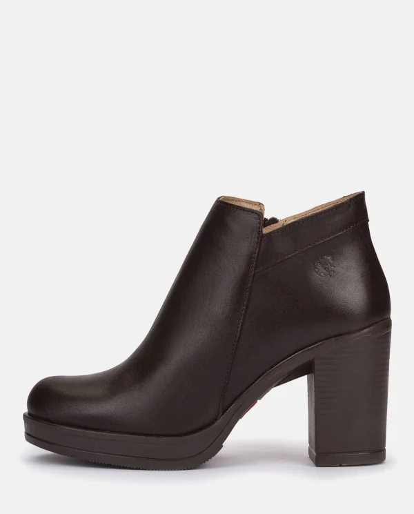 Yokono Heeled Ankle Boot PILSEN-004 Brown Hot