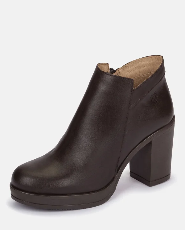 Yokono Heeled Ankle Boot PILSEN-004 Brown Hot