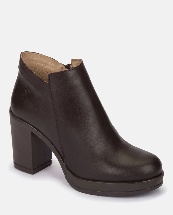 Yokono Heeled Ankle Boot PILSEN-004 Brown Hot
