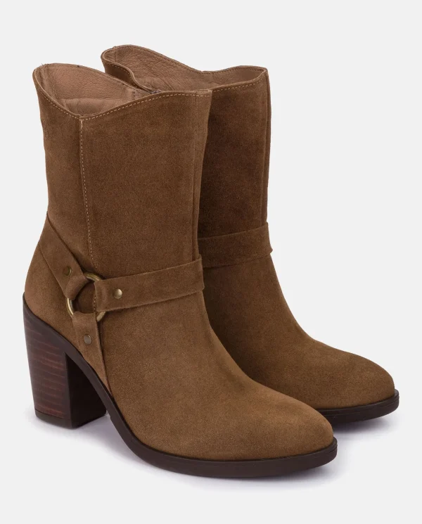 Yokono Heeled Ankle Boot TOURS-008 Brown Best Sale