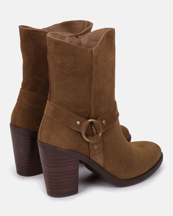 Yokono Heeled Ankle Boot TOURS-008 Brown Best Sale