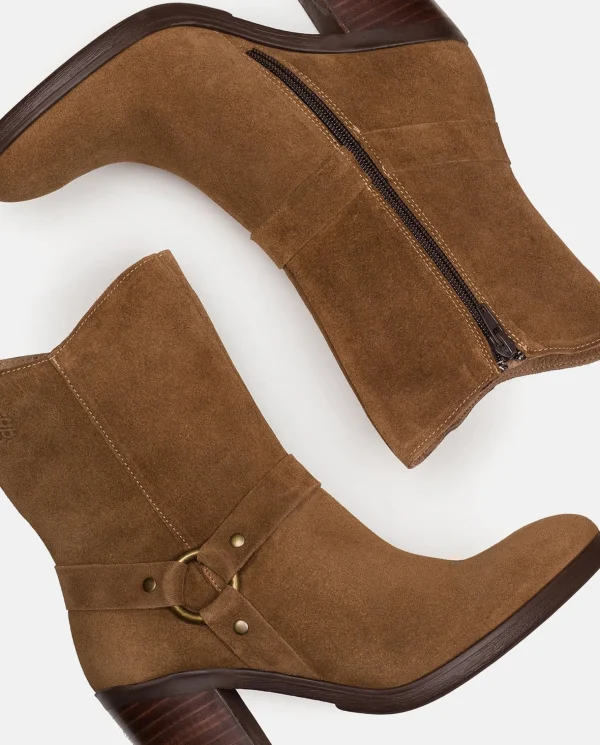 Yokono Heeled Ankle Boot TOURS-008 Brown Best Sale