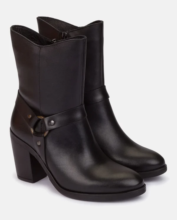 Yokono Heeled Ankle Boot TOURS-008 Nero Discount