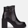 Yokono Heeled Ankle Boot TUNA-002 Black Cheap