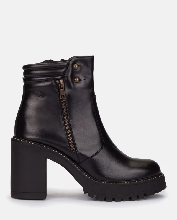 Yokono Heeled Ankle Boot TUNA-002 Black Cheap