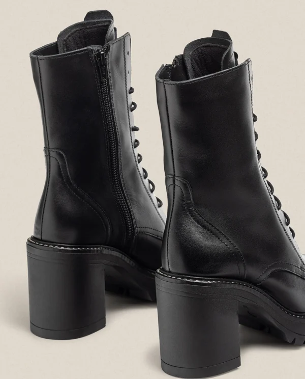 Yokono Heeled Ankle Boot TUNA-006 Black Best