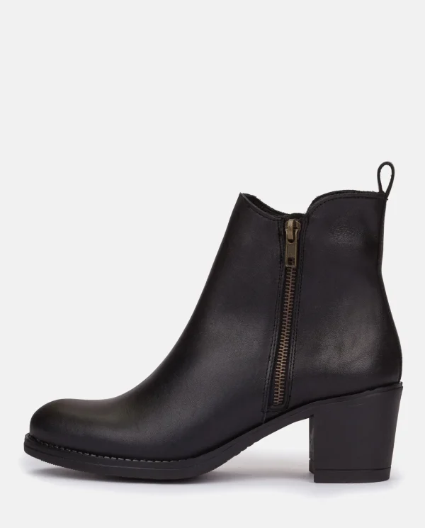 Yokono Heeled Ankle Boots LILLE-012 Black Shop