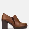 Yokono Heeled Ankle Boots PILSEN-005 Brown Clearance
