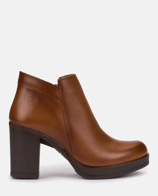 Yokono Heeled Ankle Boots PILSEN-004 Brown Best