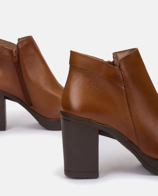 Yokono Heeled Ankle Boots PILSEN-004 Brown Best